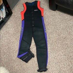 Bare professional black and orange Wetsuit with Purple Accents